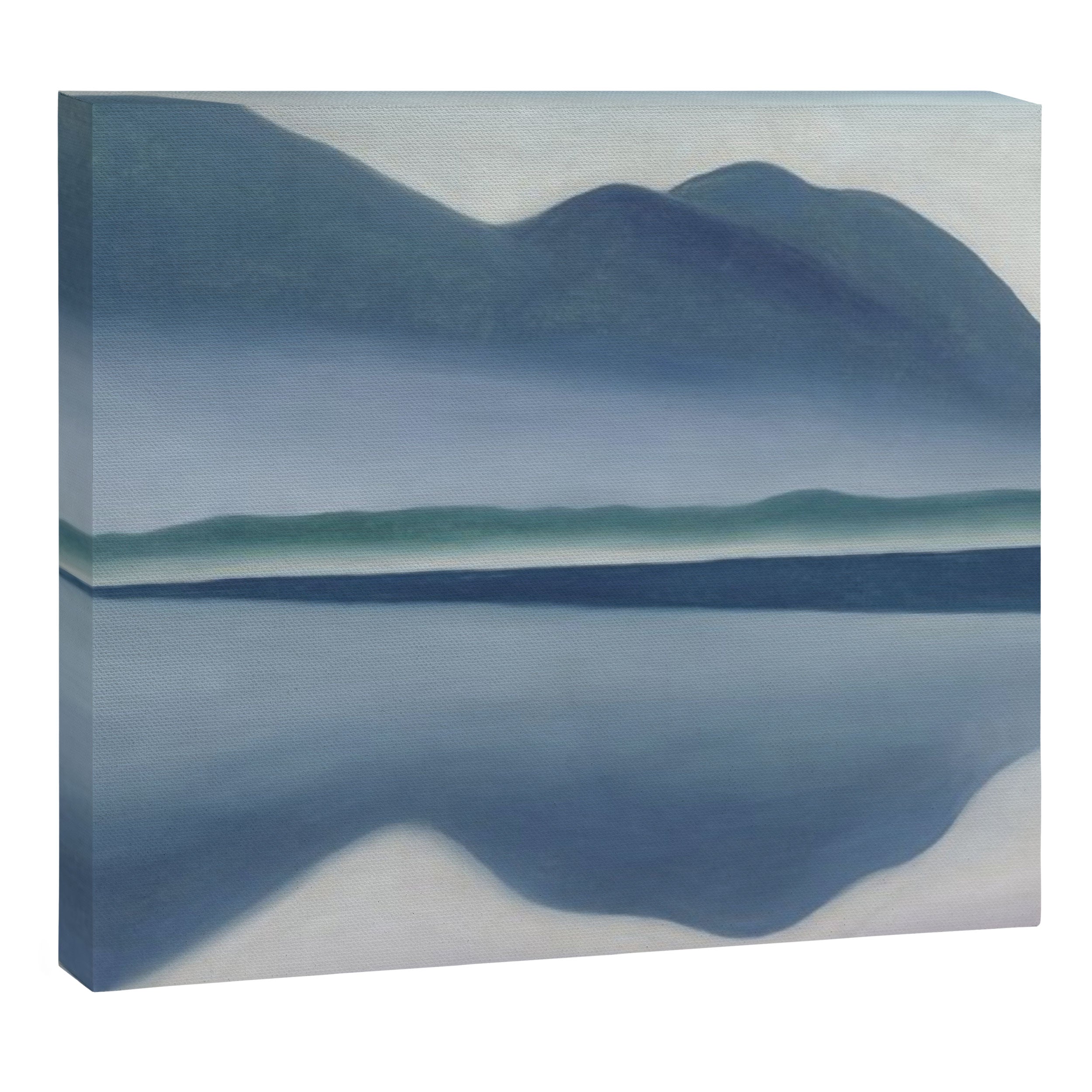 Georgia O'Keeffe  lake george formerly reflection seascape Canvas Print Gallery Image 3