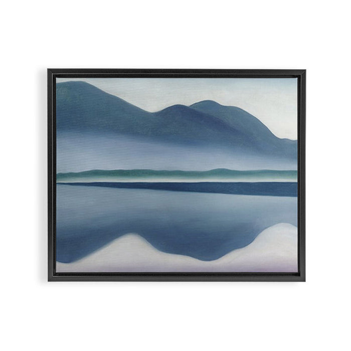 Georgia O'Keeffe  lake george formerly reflection seascape Framed Canvas Print Gallery Image 1