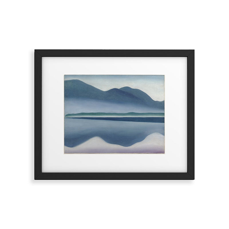 Georgia O'Keeffe  lake george formerly reflection seascape Framed Art Print Gallery Image 5