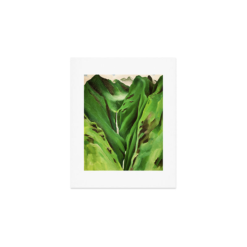 Georgia O'Keeffe Waterfall No. 3 Art Print Gallery Image 1