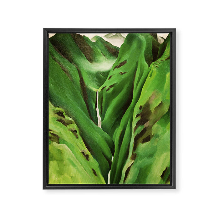 Georgia O'Keeffe Waterfall No. 3 Framed Canvas Print Gallery Image 1