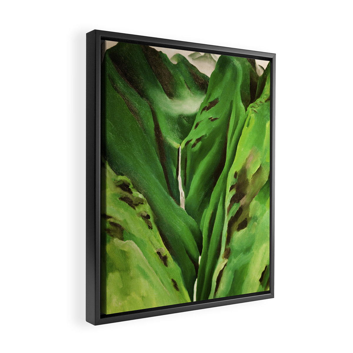 Georgia O'Keeffe Waterfall No. 3 Framed Canvas Print Gallery Image 2