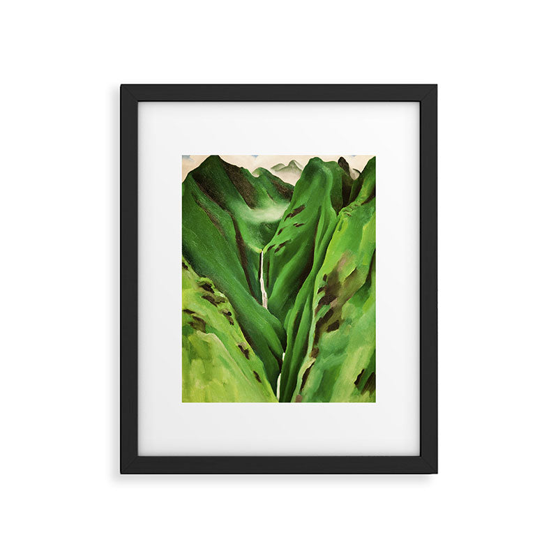 Georgia O'Keeffe Waterfall No. 3 Framed Art Print Gallery Image 5