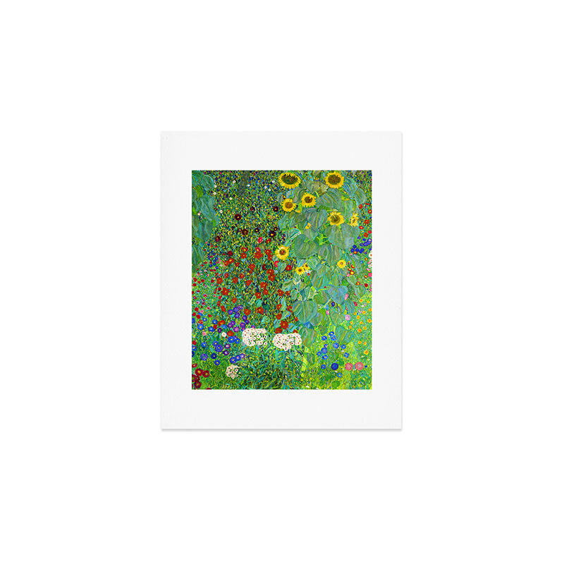 Gustav Klimt Flower Garden Art Print Gallery Image 1