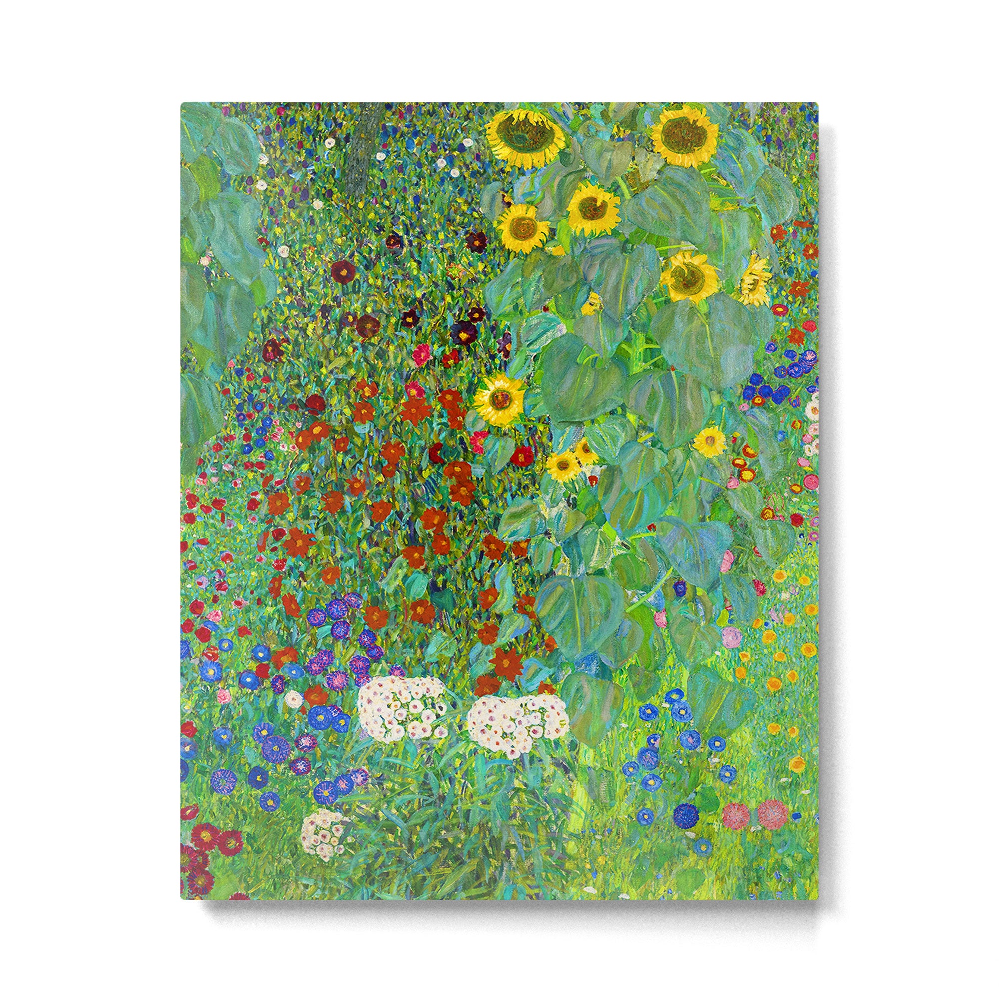Gustav Klimt Flower Garden Metal Print Gallery Image 6