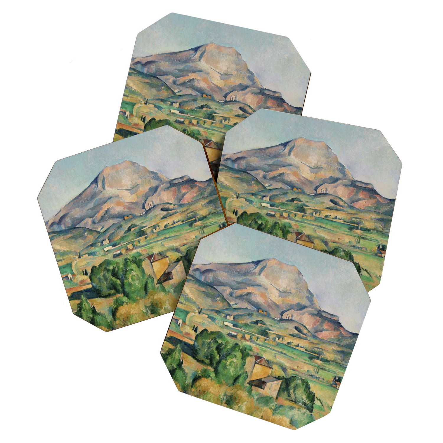 Mont Sainte-Victoire Paul Cezanne| Sainte-Victoire Mountain , by Paul Cezanne Coaster Gallery Image 1
