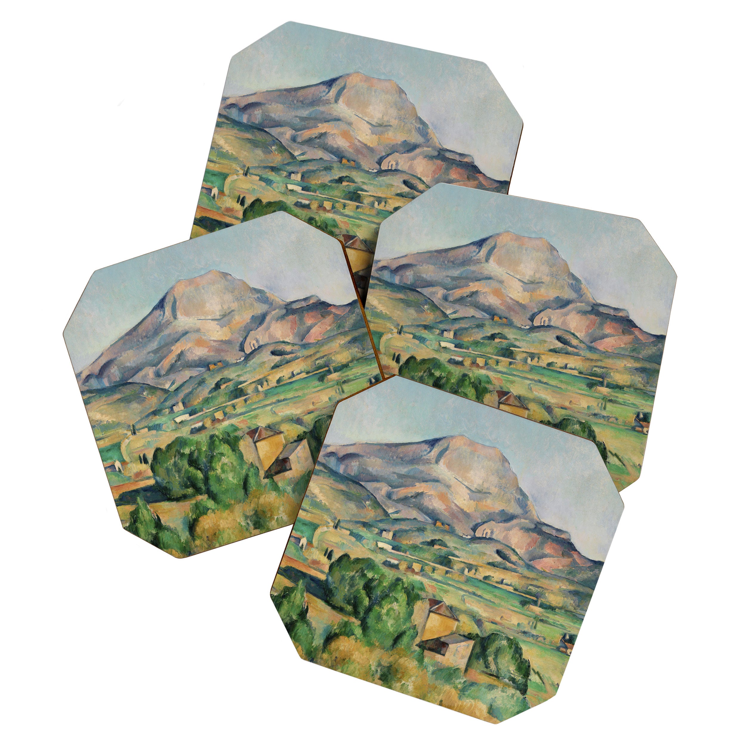 Mont Sainte-Victoire Paul Cezanne| Sainte-Victoire Mountain , by Paul Cezanne Coaster Gallery Image 1