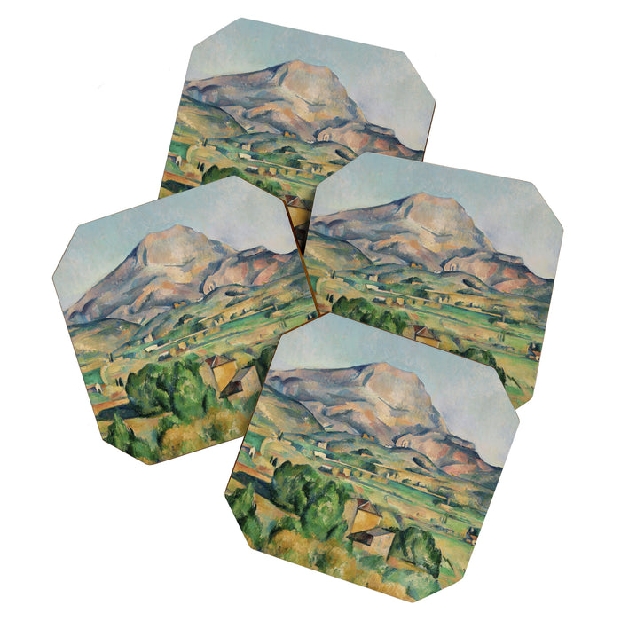 Mont Sainte-Victoire Paul Cezanne| Sainte-Victoire Mountain , by Paul Cezanne Coaster Gallery Image 1
