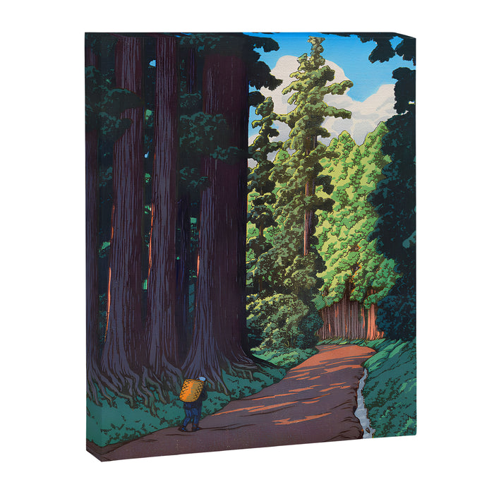 NikkÃ´ gaidÃ´ - Hasui Kawase - The Road to Nikko Kawase Hasui Canvas Print Gallery Image 1