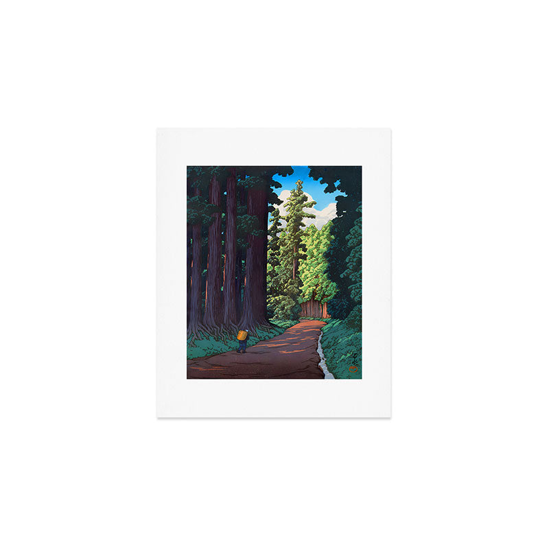 NikkÃ´ gaidÃ´ - Hasui Kawase - The Road to Nikko Kawase Hasui Art Print Gallery Image 1