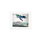 Over the Town by Marc Chagal ,marc chagall famous paintings Art Print Gallery Image 1