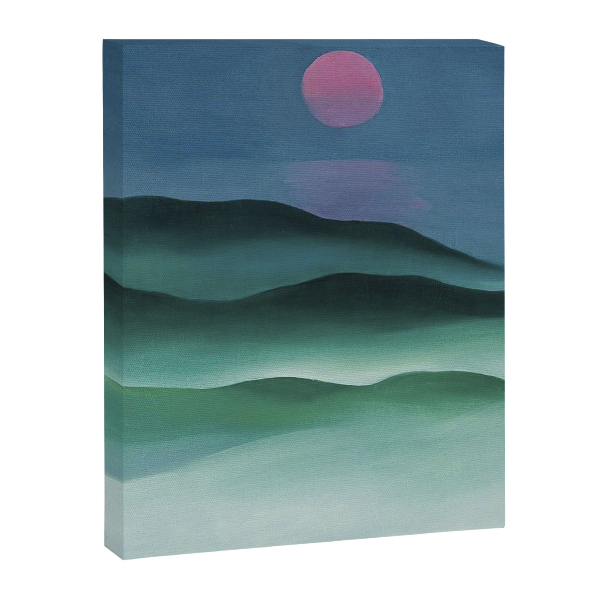 Pink Moon over Water (1924) by Georgia O'Keeffe Canvas Print Gallery Image 8