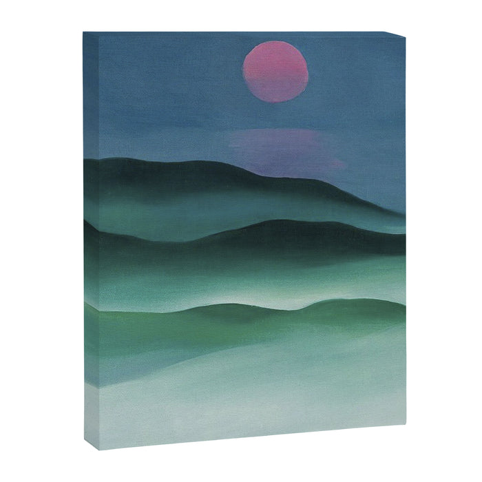 Pink Moon over Water (1924) by Georgia O'Keeffe Canvas Print Gallery Image 1