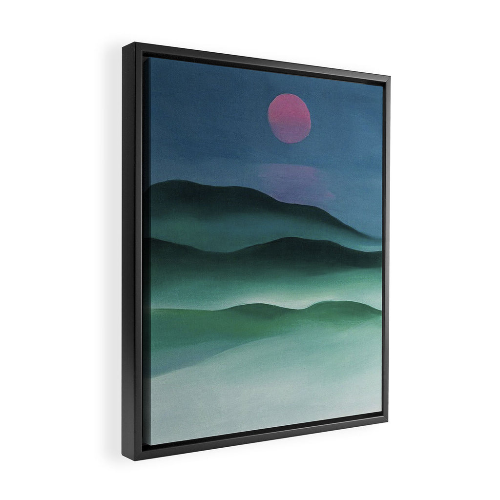 Pink Moon over Water (1924) by Georgia O'Keeffe Framed Canvas Print Gallery Image 2