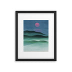 Pink Moon over Water (1924) by Georgia O'Keeffe Framed Art Print Gallery Image 6