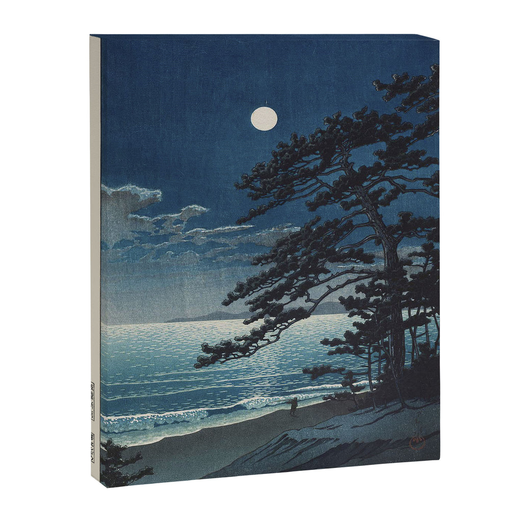 Spring Moon At Ninomiya Beach by Hasui Kawase å·ç¬ å·´æ°´ Canvas Print Gallery Image 6