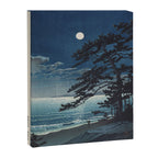 Spring Moon At Ninomiya Beach by Hasui Kawase å·ç¬ å·´æ°´ Canvas Print Gallery Image 6