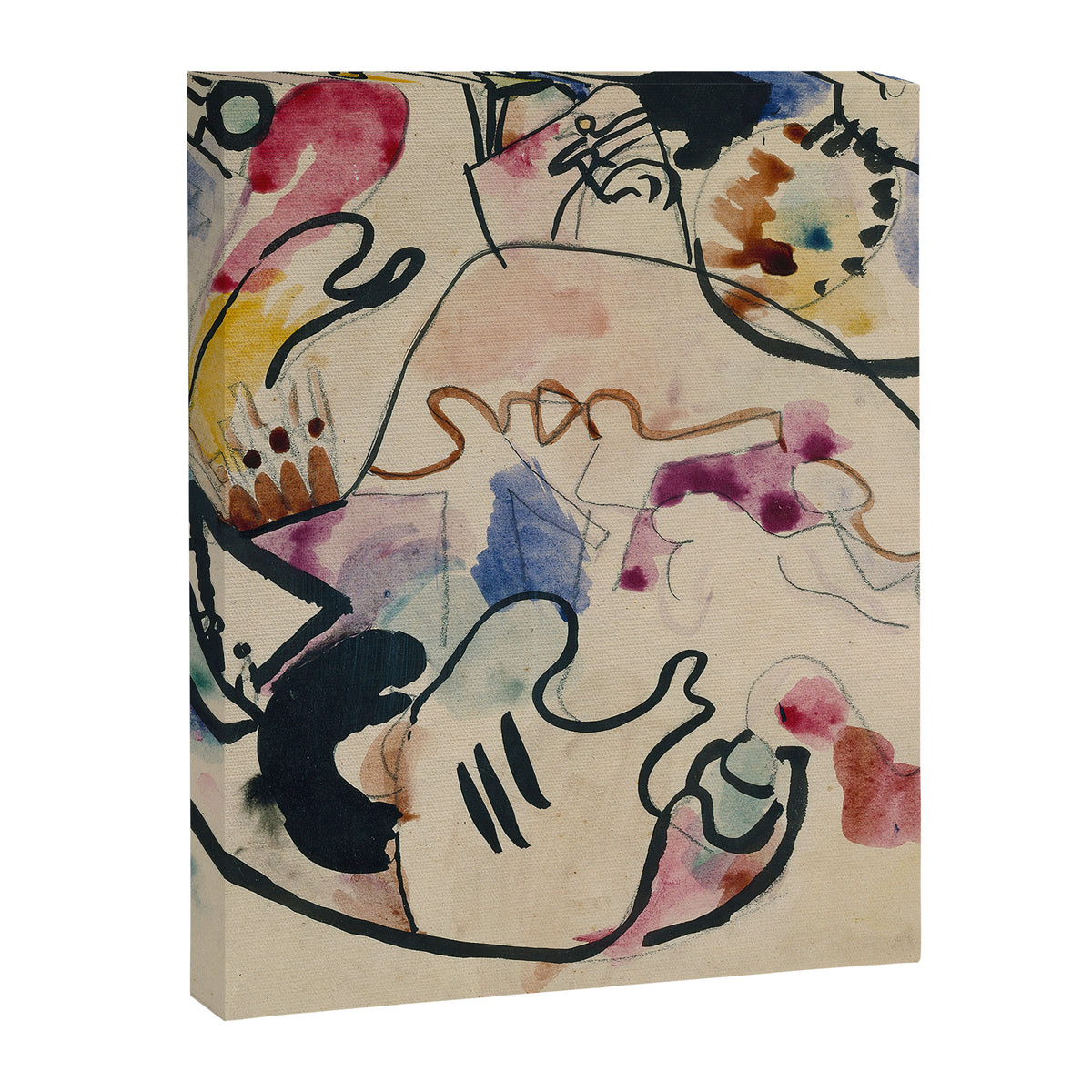 Wassily Kandinsky Aquarell Nr. 8 âJÃ¼ngster Tagâ (1911) Canvas Print Gallery Image 6