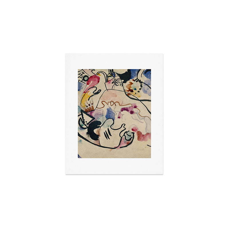 Wassily Kandinsky Aquarell Nr. 8 âJÃ¼ngster Tagâ (1911) Art Print Gallery Image 1