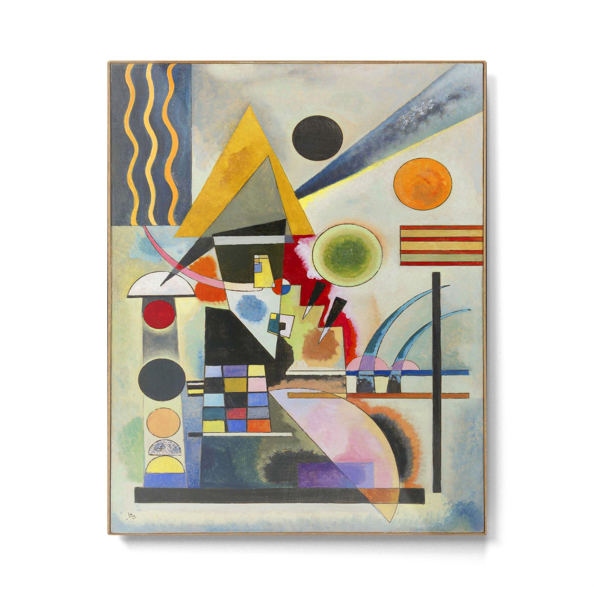 Wassily Kandinsky | Kandinsky Swinging | Swinging Metal Print Gallery Image 6