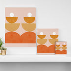Abstraction Circles Balance Modern Minimalism 007 Canvas Print Gallery Image 3