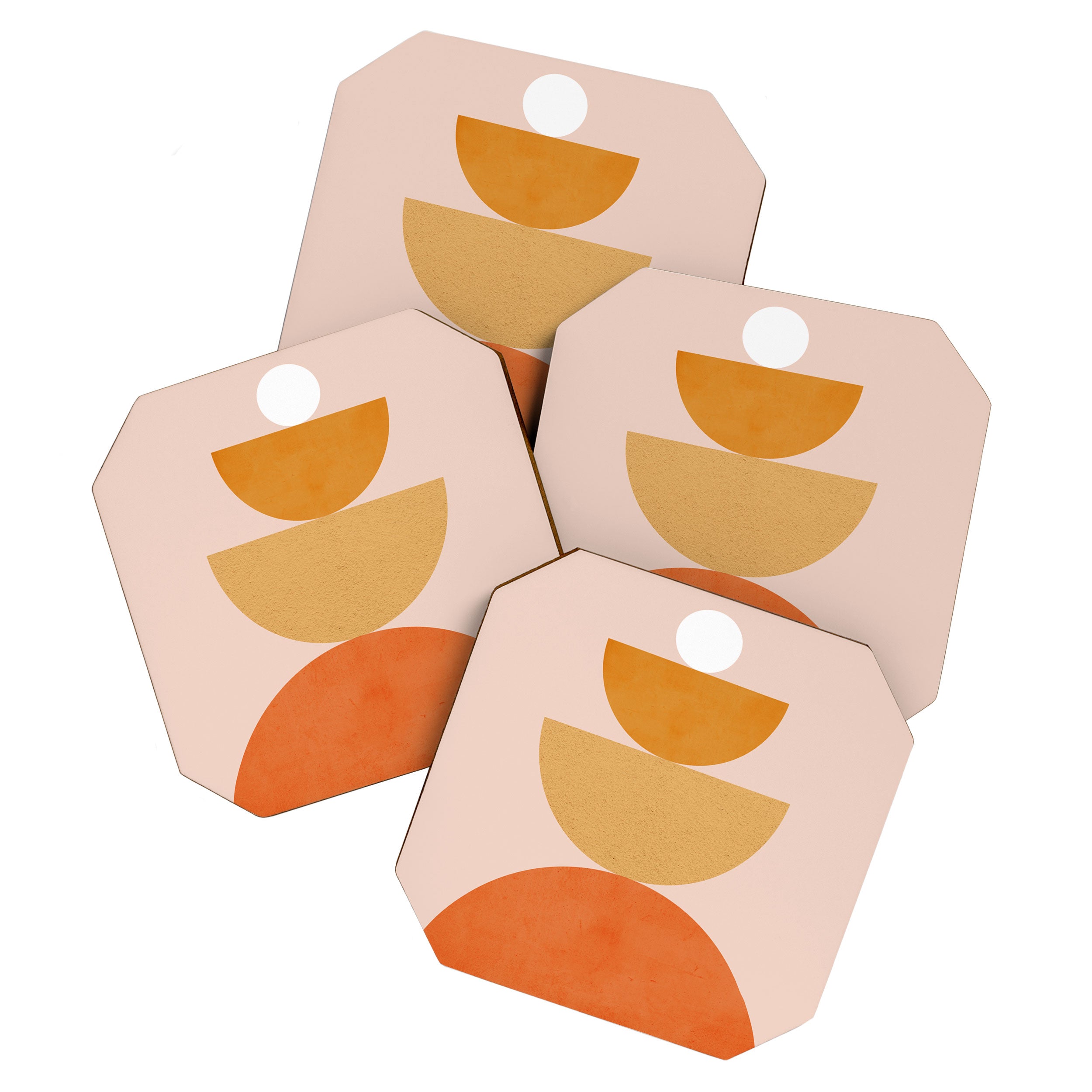Abstraction Circles Balance Modern Minimalism 007 Coaster Gallery Image 1