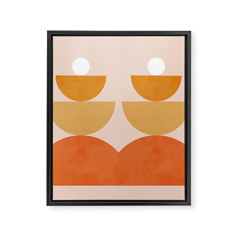 Abstraction Circles Balance Modern Minimalism 007 Framed Canvas Print Gallery Image 8
