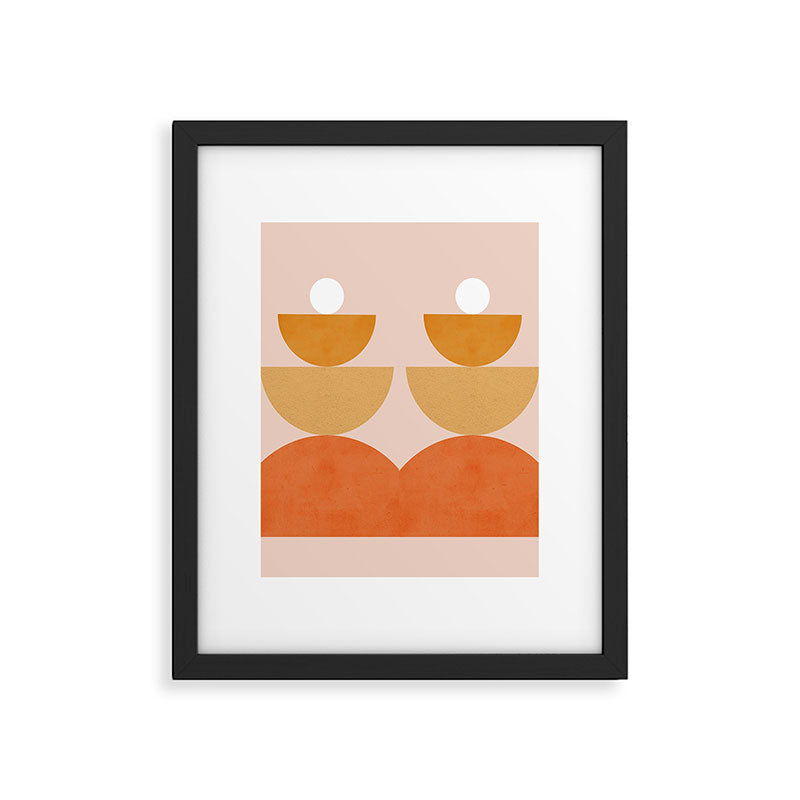 Abstraction Circles Balance Modern Minimalism 007 Framed Art Print Gallery Image 4