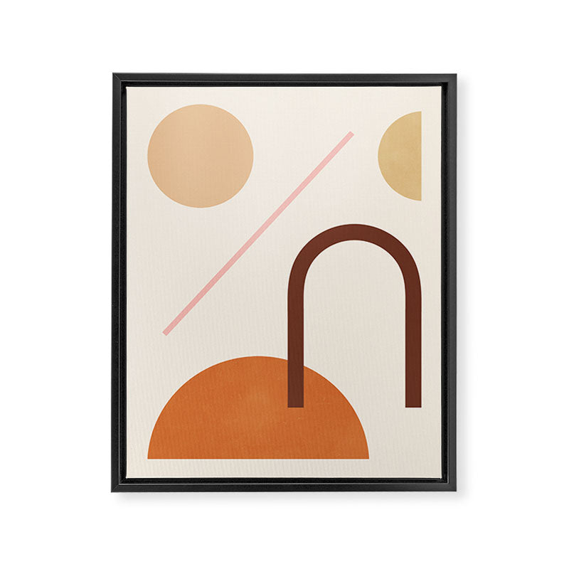 Abstraction_GEOMETRIC_SHAPE_ART_Minimalism_001C Framed Canvas Print Gallery Image 8