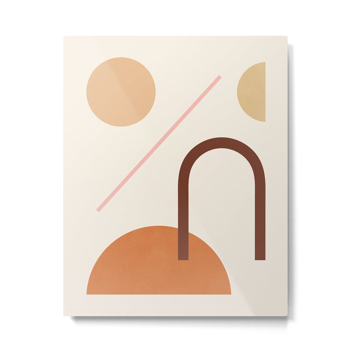 Abstraction_GEOMETRIC_SHAPE_ART_Minimalism_001C Metal Print Gallery Image 1