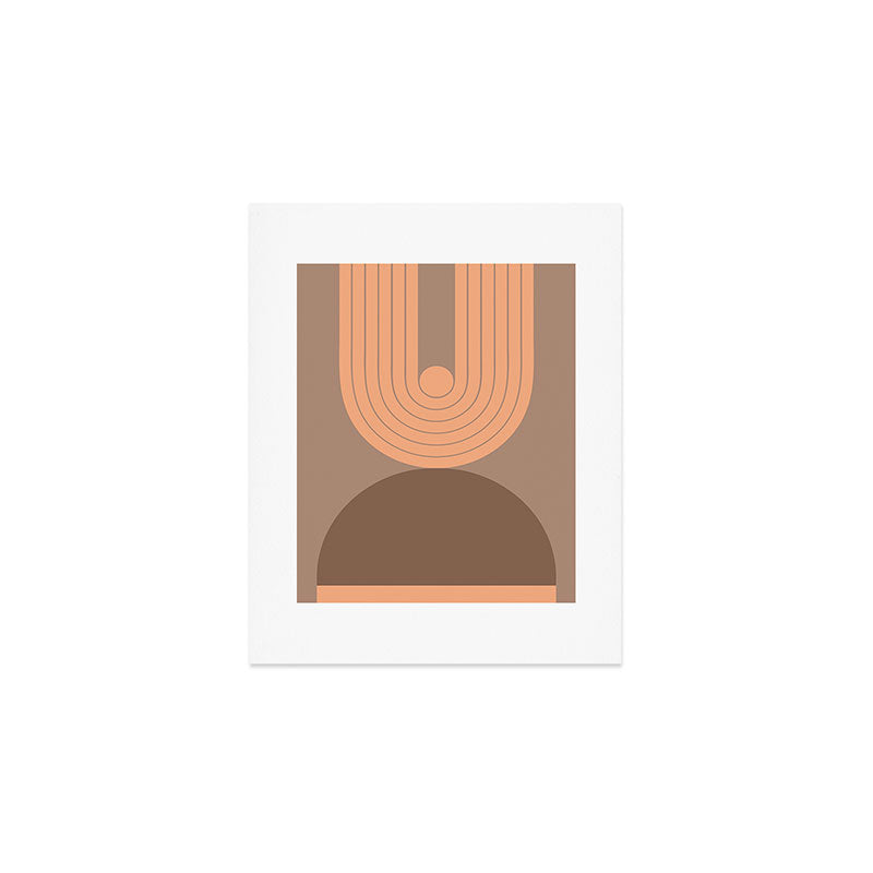 Abstraction_Balance_Round_Bohemian_Shape_Minimalism_001 Art Print Gallery Image 1