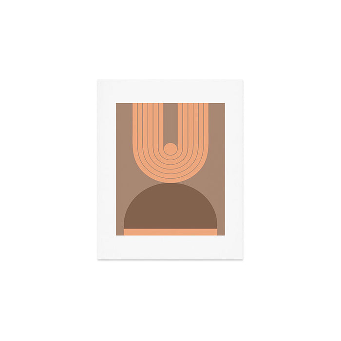 Abstraction_Balance_Round_Bohemian_Shape_Minimalism_001 Art Print Gallery Image 1