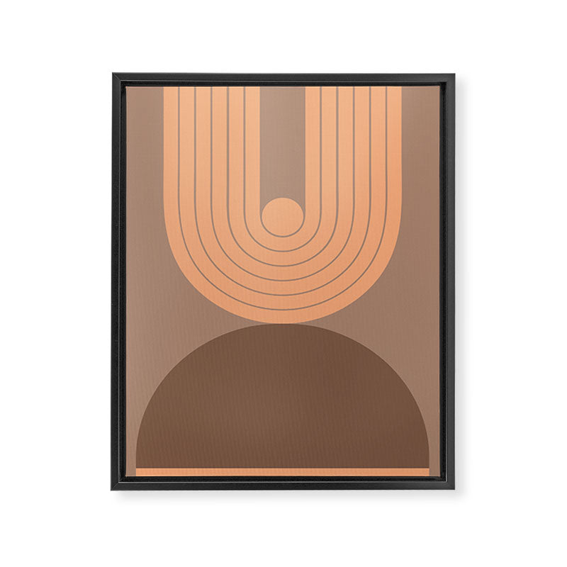 Abstraction_Balance_Round_Bohemian_Shape_Minimalism_001 Framed Canvas Print Gallery Image 8