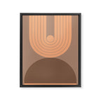 Abstraction_Balance_Round_Bohemian_Shape_Minimalism_001 Framed Canvas Print Gallery Image 8