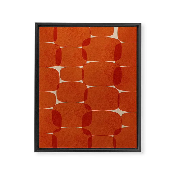 Abstraction_COLOR_ROCKS_Minimalism_003 Framed Canvas Print Gallery Image 1