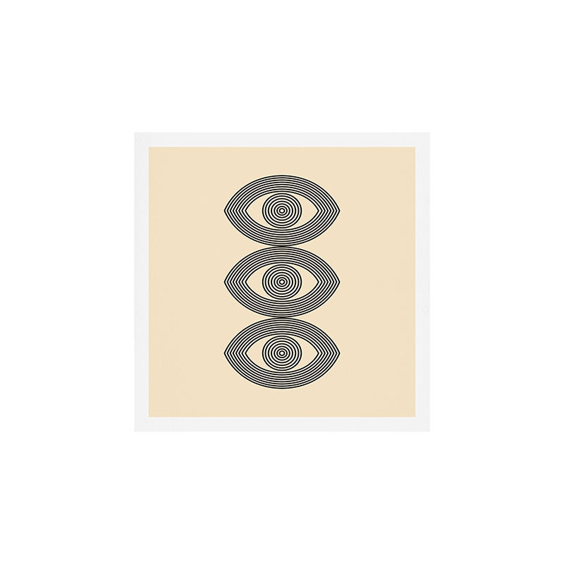 Abstraction_EYE_LINE_POP_ART_Minimalism_001X Art Print Gallery Image 1