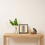 Abstraction_EYE_LINE_POP_ART_Minimalism_001X Framed Canvas Print Gallery Image 3
