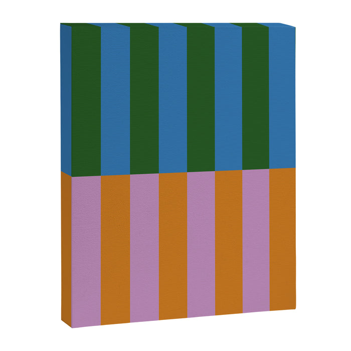 Abstraction_GEOMETRIC_STRIPE_LINE_COLORFUL_POP_ART_0701L Canvas Print Gallery Image 1