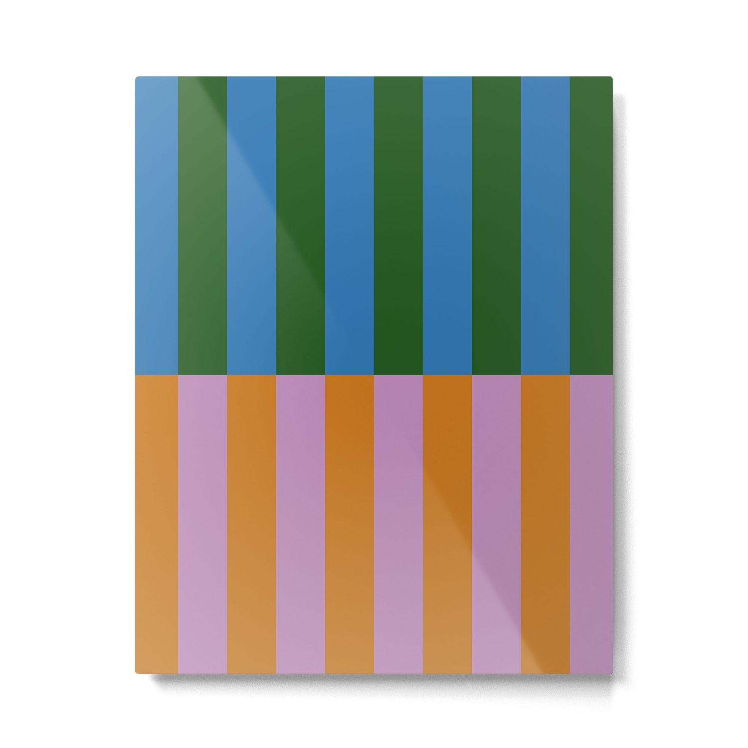 Abstraction_GEOMETRIC_STRIPE_LINE_COLORFUL_POP_ART_0701L Metal Print Gallery Image 6