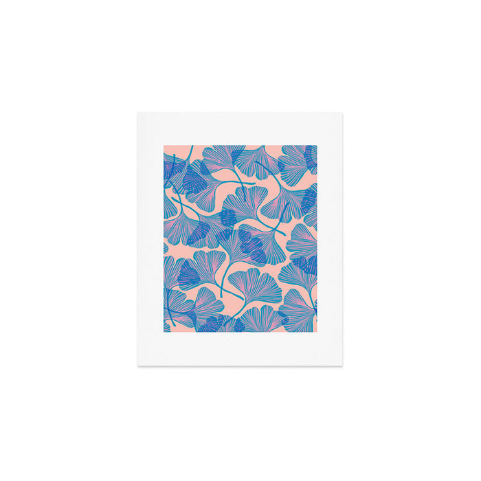 Abstraction_Ginkgo_Pattern_Minimalism_002 Art Print Gallery Image 1