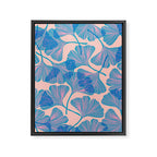 Abstraction_Ginkgo_Pattern_Minimalism_002 Framed Canvas Print Gallery Image 8