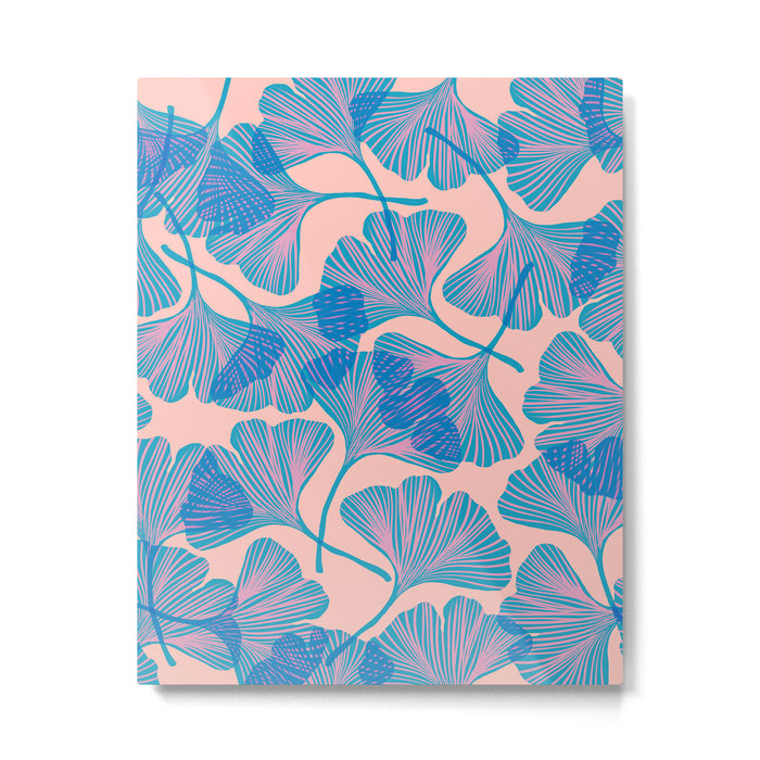 Abstraction_Ginkgo_Pattern_Minimalism_002 Metal Print Gallery Image 1