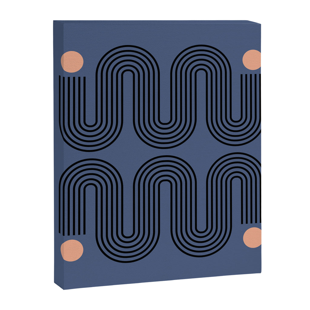 Abstraction_NEW_SUN_BLUE_LINE_POP_ART_Minimalism_0222A Canvas Print Gallery Image 8