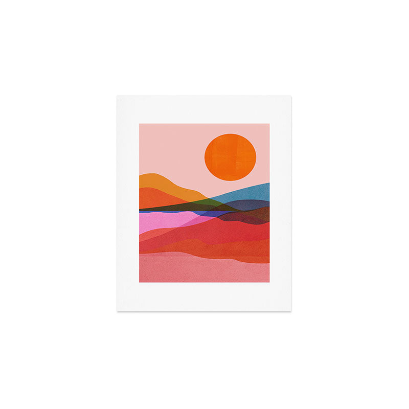 Abstraction_OCEAN_Beach_Minimalism_001 Art Print Gallery Image 1