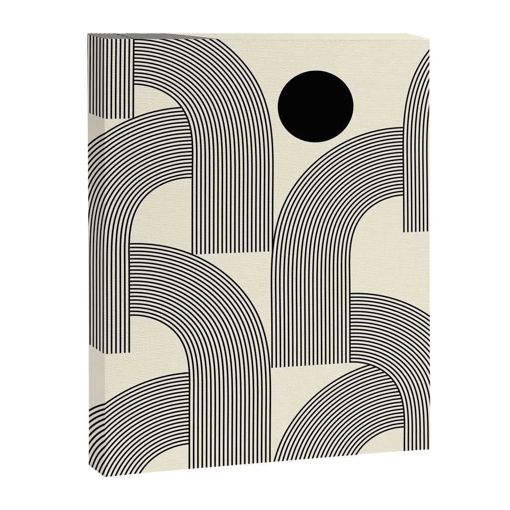 Abstraction_SUNLIGHT_SUNSHINE_LINE_POP_ART_Minimalism_001A Canvas Print Gallery Image 8