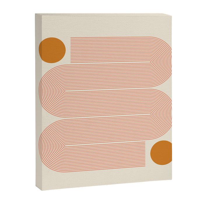 Abstraction_SUN_LINE_ART_Minimalism_002 Canvas Print Gallery Image 1
