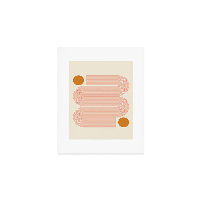Abstraction_SUN_LINE_ART_Minimalism_002 Art Print Gallery Image 1