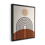 Abstraction_SUN_LINE_BOHEMIAN_LANDSCAPE_POP_ART_1129B Framed Canvas Print Gallery Image 2