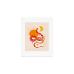 Abstraction_SUN_MOON_SNAKE_Minimalism_001 Art Print Gallery Image 1