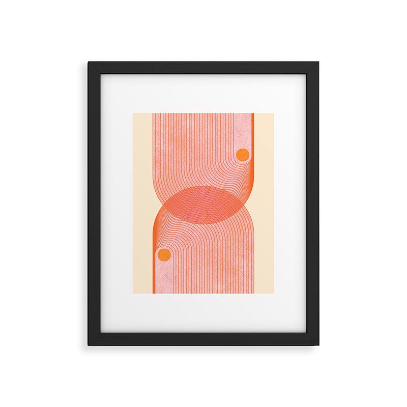 Abstraction_SUN_SUMMER_RED_HOT_SHINE_POP_ART_0322M Framed Art Print Gallery Image 6